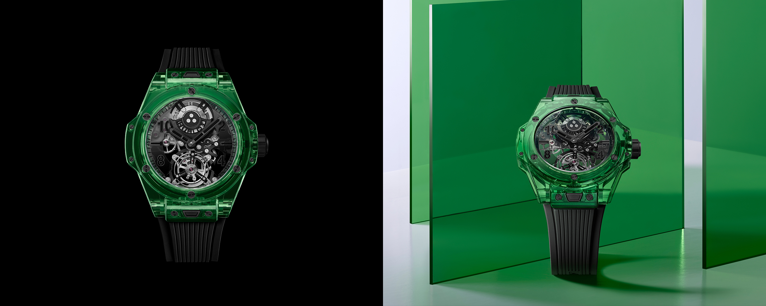 Hublot Big Bang Tourbillon Automatic Green Saxem